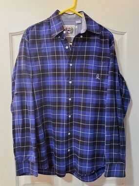 Cinch Blue Plaid Button-Down Shirt